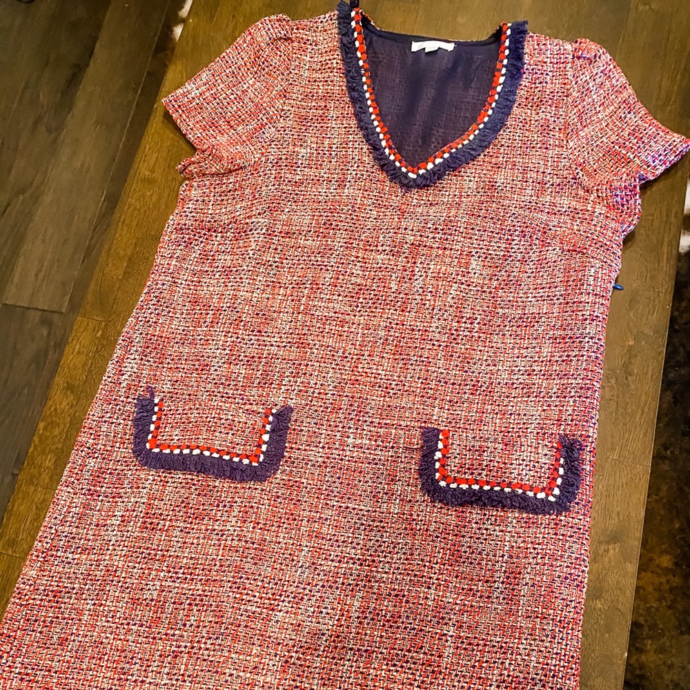 Jade Red White and Blue Dress sz M